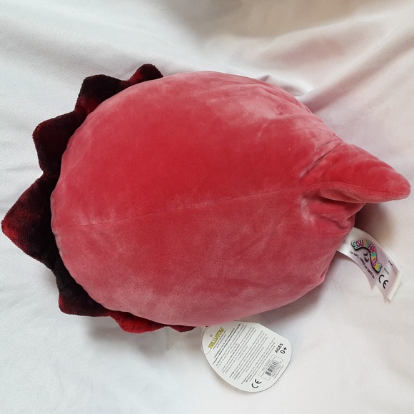 8" Squishmallows - Tristan the Triceratops, Red, NWT - Picture 2 of 5